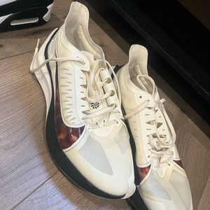 Nike Cream and Brown Athletic Shoes